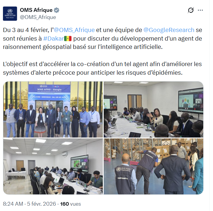 OMS Afrique · Google Research · Publication X